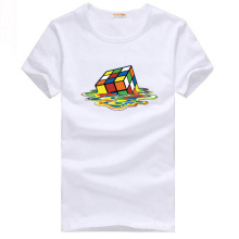 China Made White Cotton Printed Custom T Shirts for Men